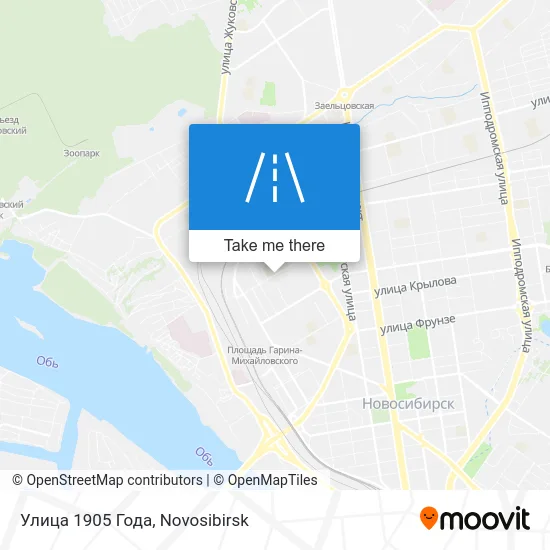 Улица 1905 Года map