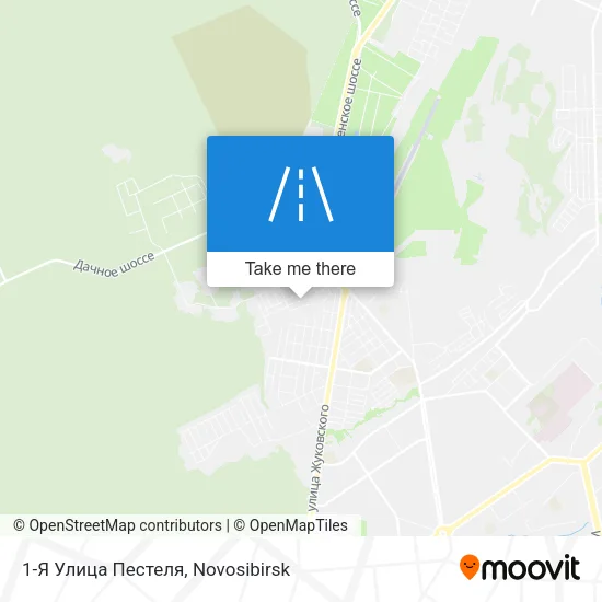 1-Я Улица Пестеля map