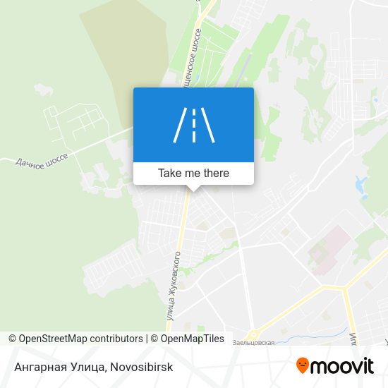 Ангарная Улица map