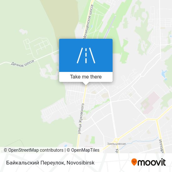 Байкальский Переулок map