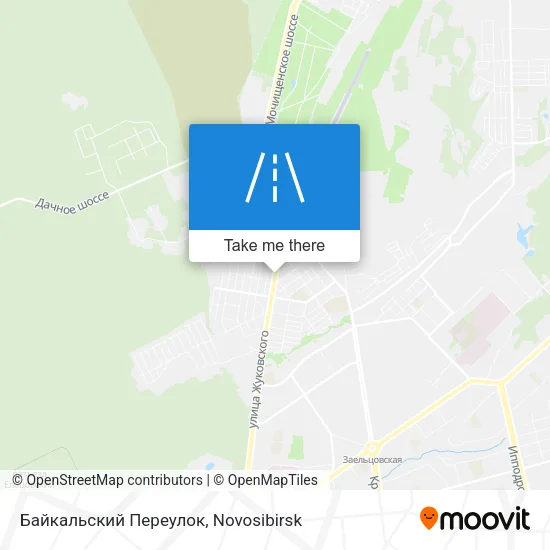 Байкальский Переулок map