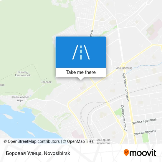 Боровая Улица map