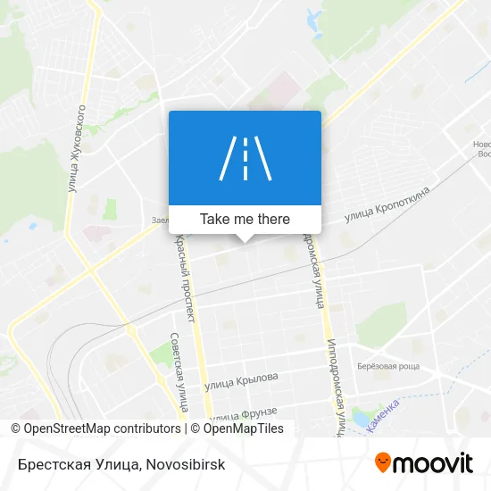 Брестская Улица map