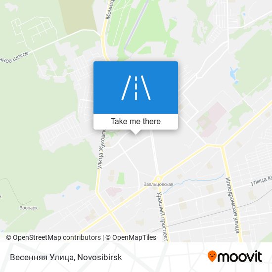 Весенняя Улица map