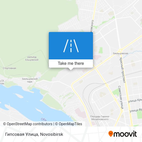 Гипсовая Улица map