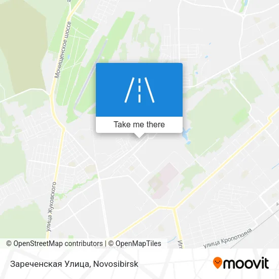 Зареченская Улица map