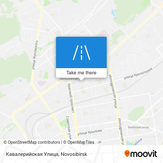 Кавалерийская Улица map
