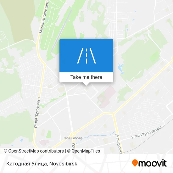 Катодная Улица map