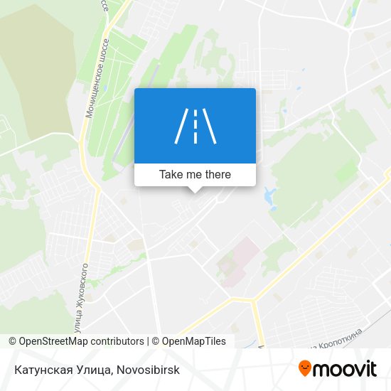 Катунская Улица map