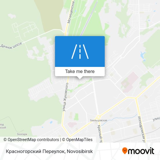 Красногорский Переулок map