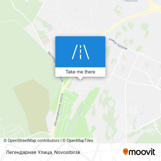 Легендарная Улица map