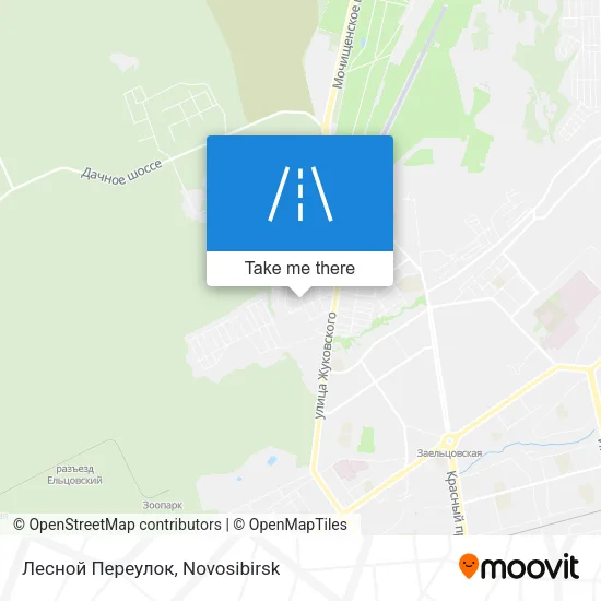 Лесной Переулок map