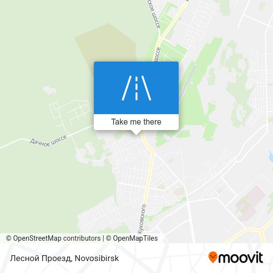 Лесной Проезд map