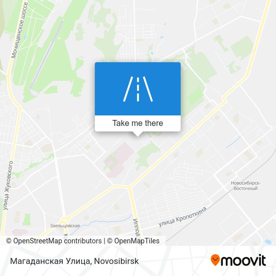 Магаданская Улица map