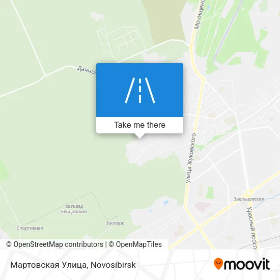 Мартовская Улица map