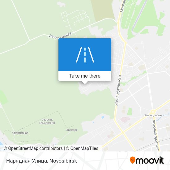 Нарядная Улица map