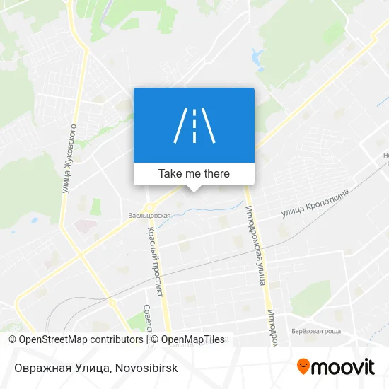 Овражная Улица map