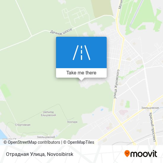 Отрадная Улица map