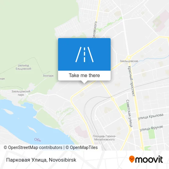 Парковая Улица map