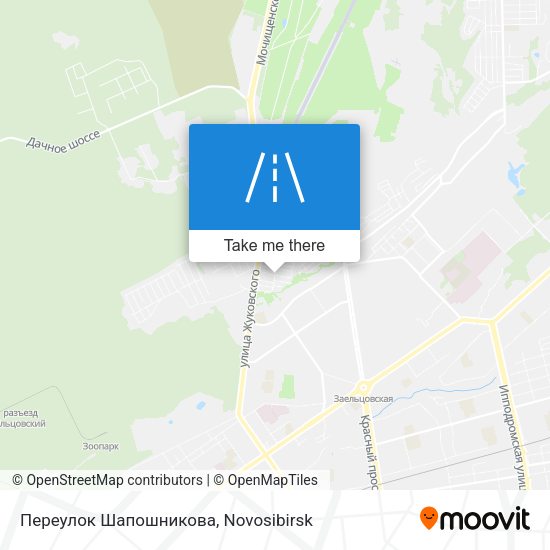 Переулок Шапошникова map