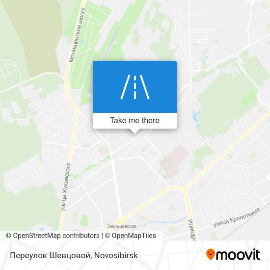 Переулок Шевцовой map