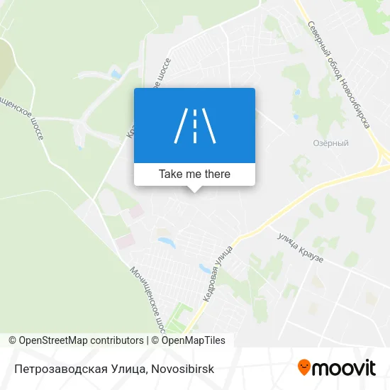 Петрозаводская Улица map