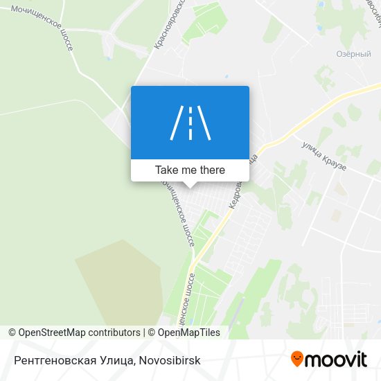 Рентгеновская Улица map