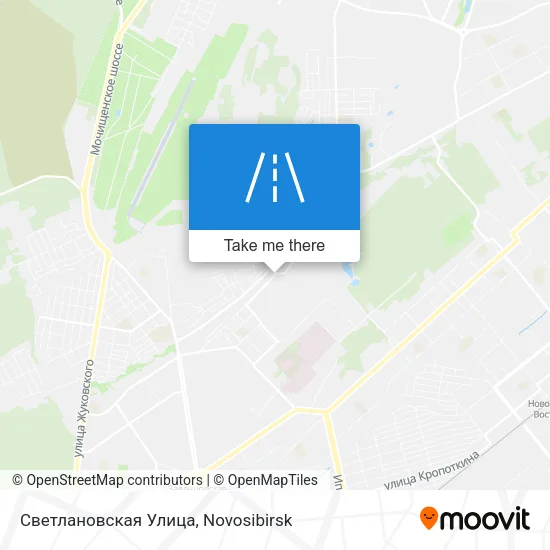 Светлановская Улица map