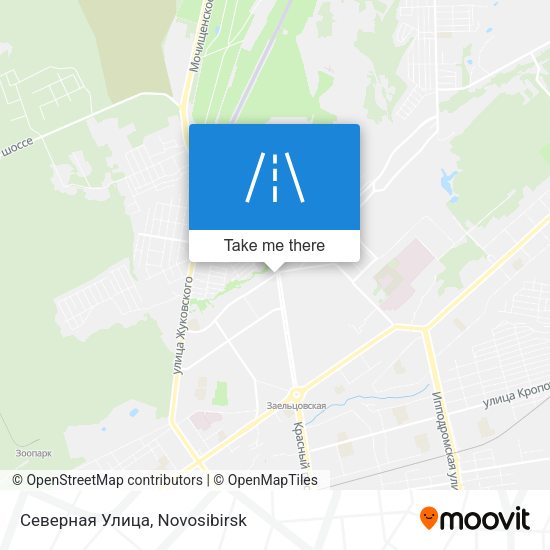 Северная Улица map