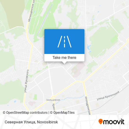 Северная Улица map