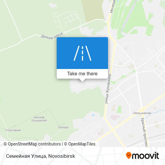 Семейная Улица map