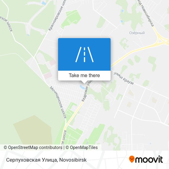 Серпуховская Улица map