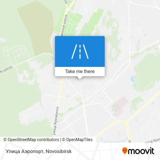 Улица Аэропорт map