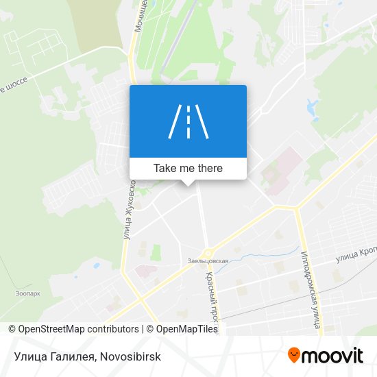 Улица Галилея map