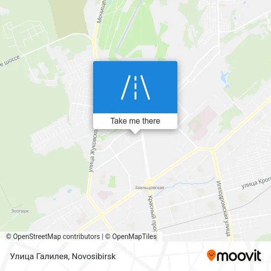 Улица Галилея map