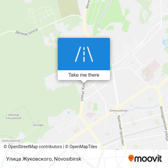 Улица Жуковского map