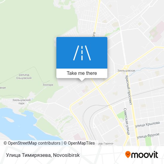 Улица Тимирязева map