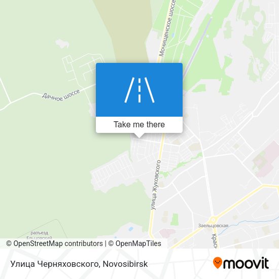 Улица Черняховского map