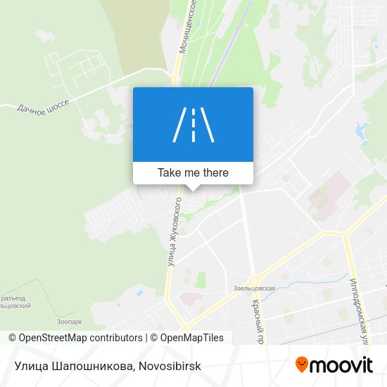 Улица Шапошникова map