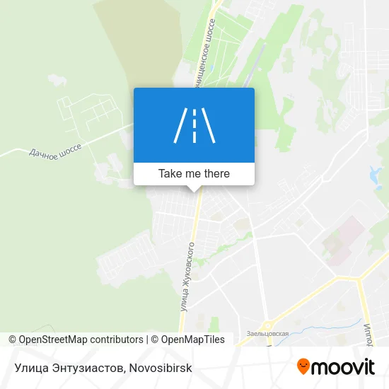 Улица Энтузиастов map