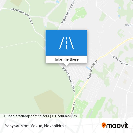 Уссурийская Улица map