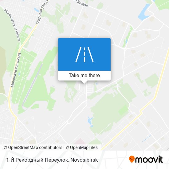1-Й Рекордный Переулок map