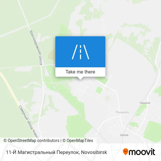 11-Й Магистральный Переулок map