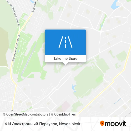 6-Й Электронный Переулок map