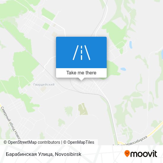 Барабинская Улица map