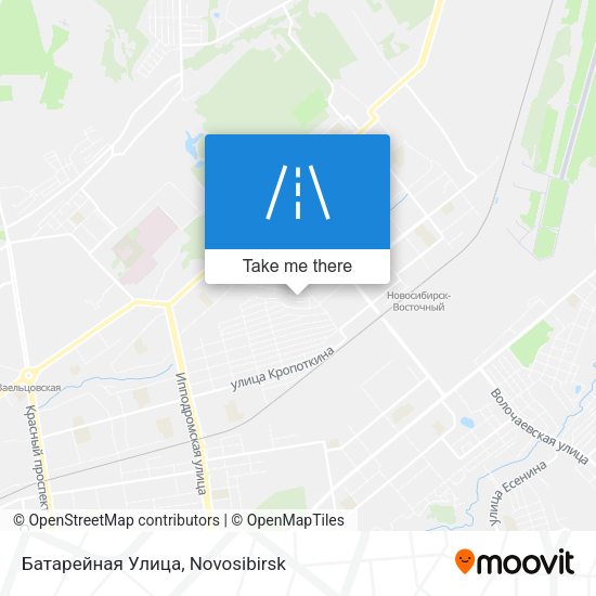 Батарейная Улица map