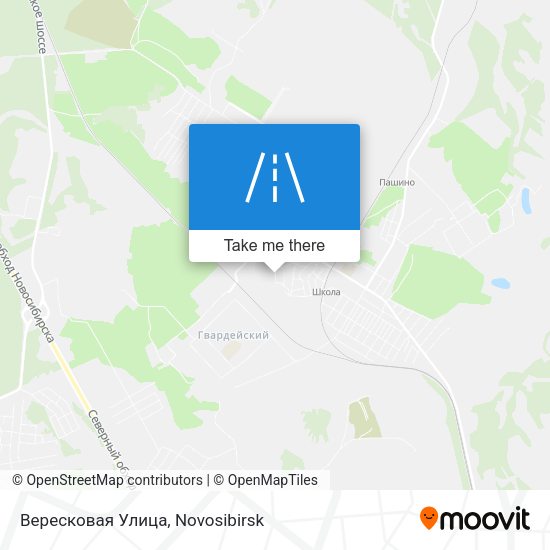 Вересковая Улица map