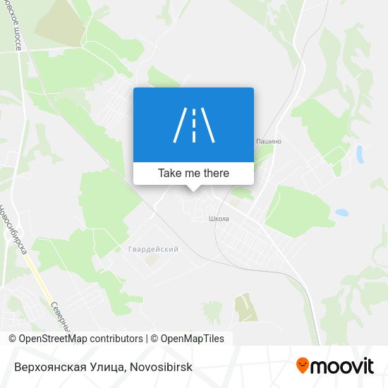 Верхоянская Улица map