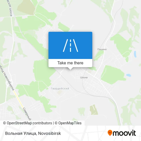 Вольная Улица map