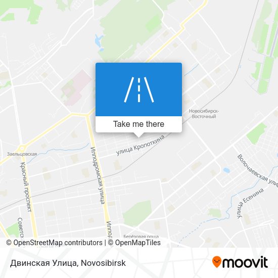 Двинская Улица map